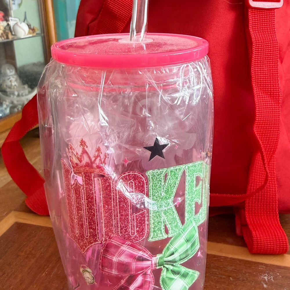 Wicked Pink Tumbler with Straw